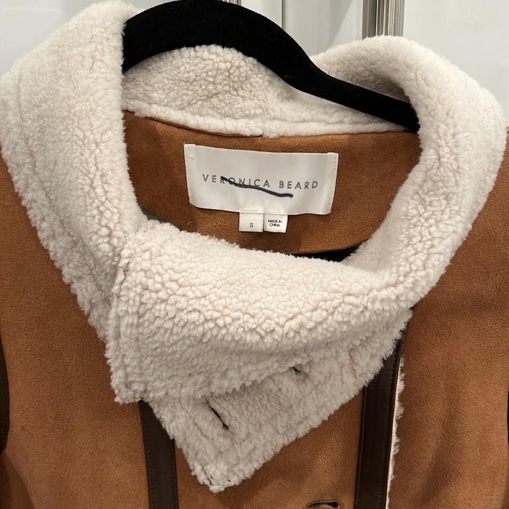 Veronica Beard - Suede Shearling Jacket - image 4